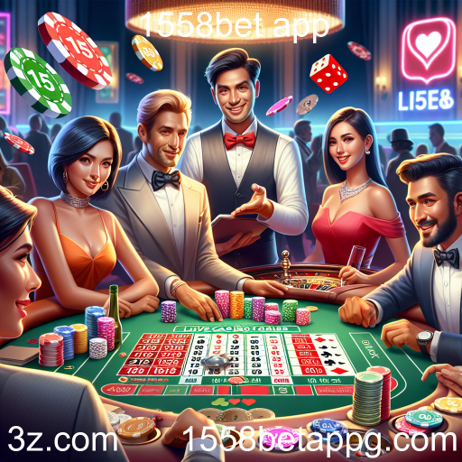 A Experiência Imersiva dos Jogos Ao Vivo no 1558bet App